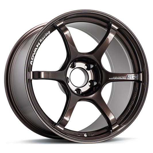 Advan RG-4 17X9.0 +35 5x114.3 Racing Copper Bronze Wheel