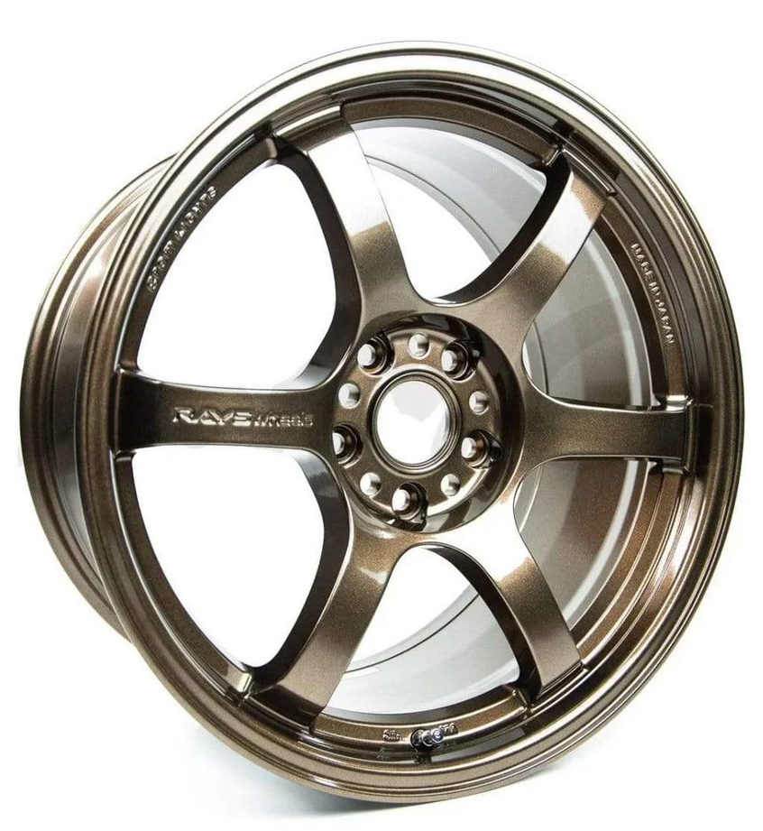 Gram Lights 57DR 18x9.5 +38 - 5x114.3 - Almite Gold Wheel
