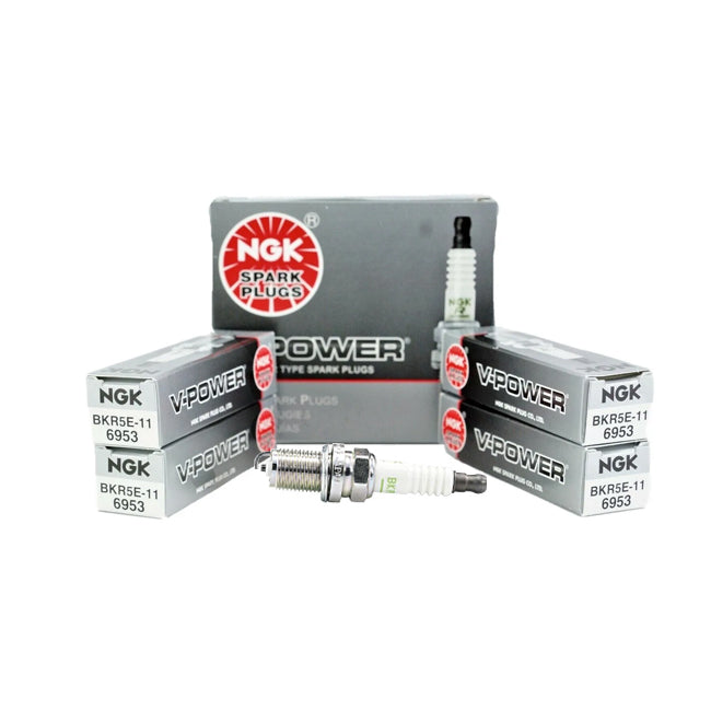 NGK BKR5E-11 V-Power Spark Plug 6953 - Pack/4