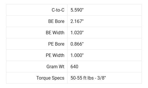 Brian Crower Connecting Rods - Heavy Duty 2JZ GTE / 2JZ GE - 5.590in w/ARP2000 Fasteners