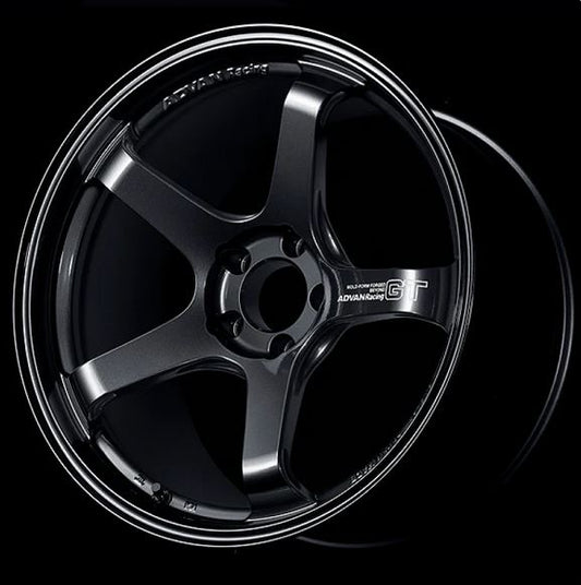Advan GT Beyond 18x9.5 +38 5x114.3 Racing Titanium Black