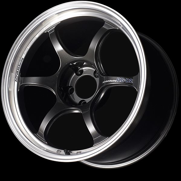 Advan RG-D2 18x9.5 +35 5x114.3 Machining & Black Gunmetallic Wheel