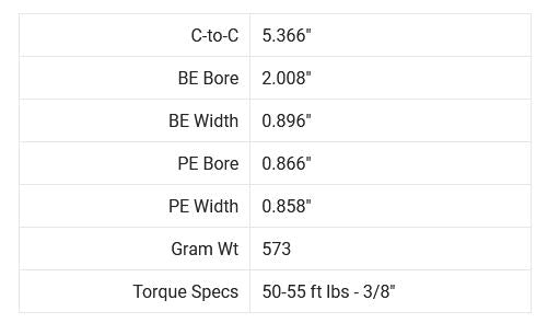 Brian Crower Connecting Rods - SR20DET - 5.366 - bROD w/ARP2000 Fasteners