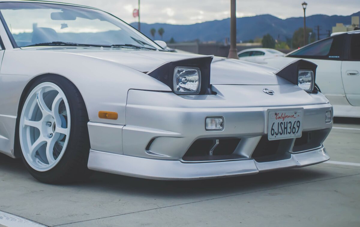 P2M 180sx Kouki Type-X Front Position + Turn Bumper Lights - Dual Post - PAIR