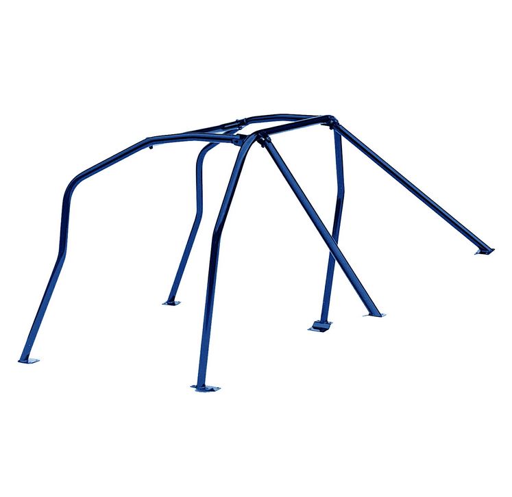 Cusco D1 Roll Cage 6pt Chromoly Blue - 240sx S14 Non-Sunroof