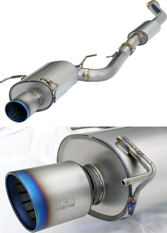 HKS Super Turbo Exhaust Muffler Titanium Edition - GTR R34 RB26DETT