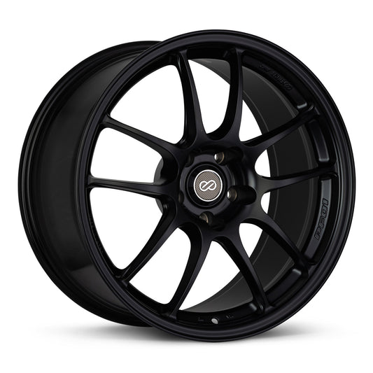 Enkei PF01 18x10.5 5x114.3 15mm Offset 73mm Bore Black Wheel
