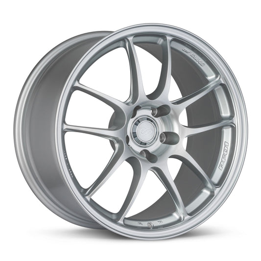 Enkei PF01 18x10.5 5x114.3 15mm Offset 73mm Bore Silver Wheel