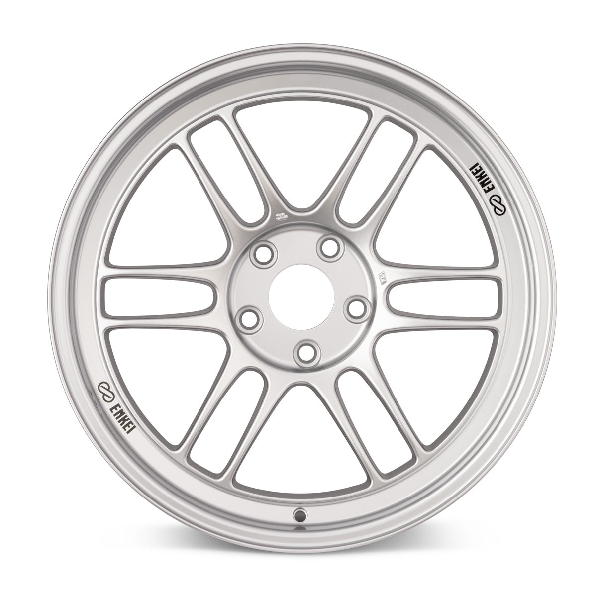 Enkei RPF1 17x10 5x114.3 18mm Offset 73mm Bore Silver Wheel