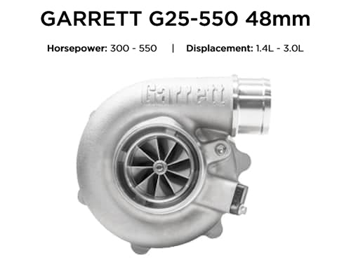 Garrett G25-550 Turbocharger O/V V-Band / V-Band 0.72 A/R Internal WG