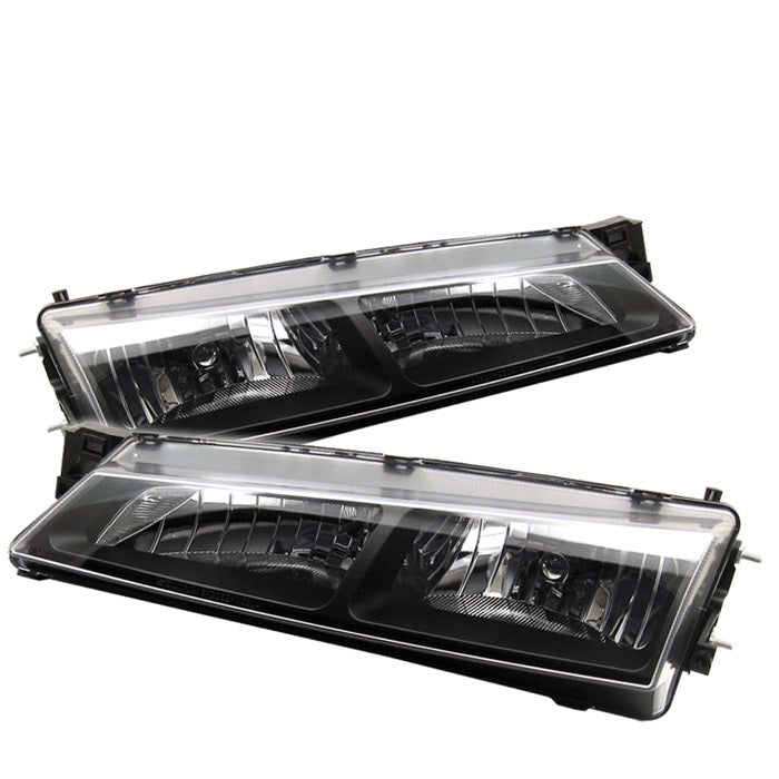 Spyder 97-98 Nissan 240SX S14 Kouki Crystal Headlights - Black