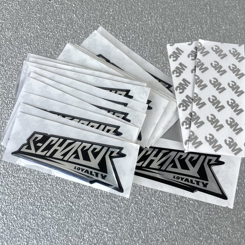3D Chrome Stickers