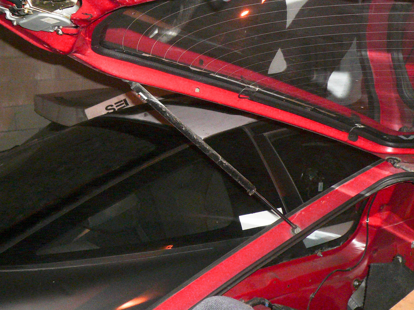 P2M Rear Hatchback Trunk Strut Lift Support Damper S13 240sx - Carbon