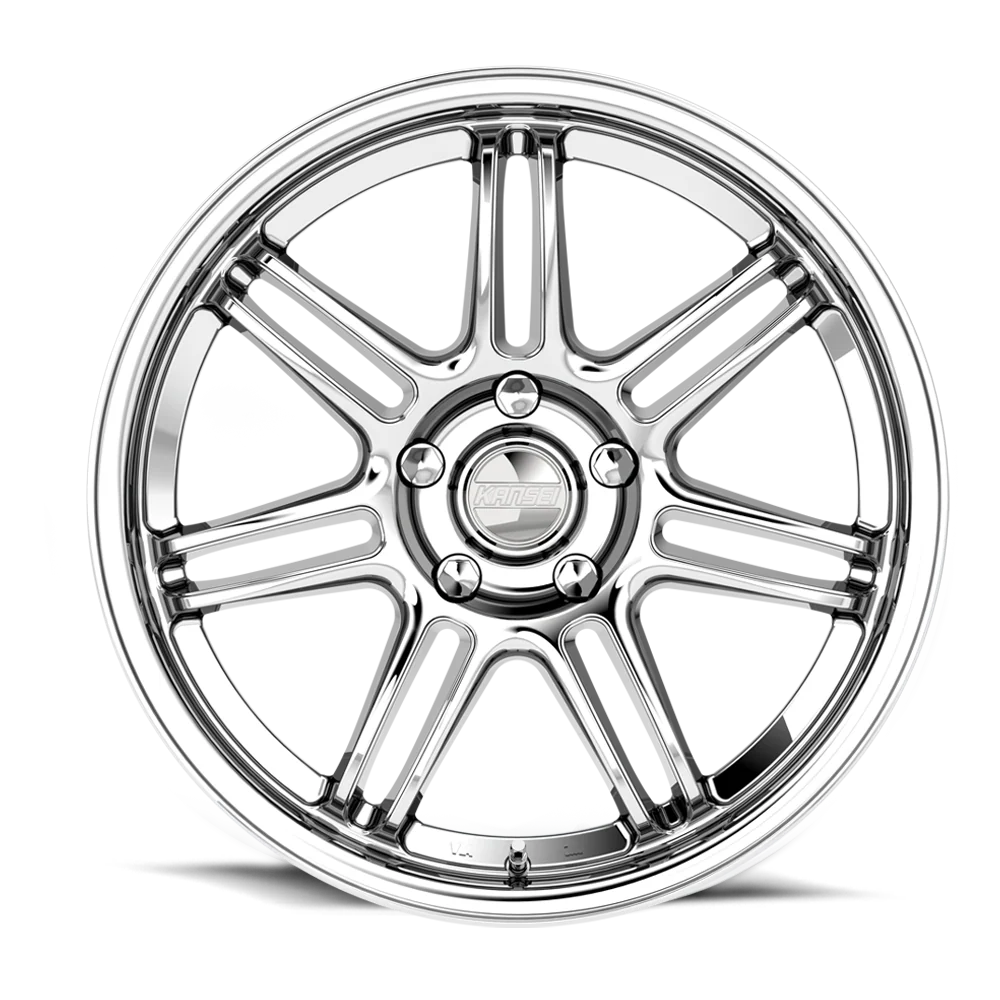 Kansei K17X Seven 18x9in +22mm / 5x114.3 / 73.1mm Bore - Chrome