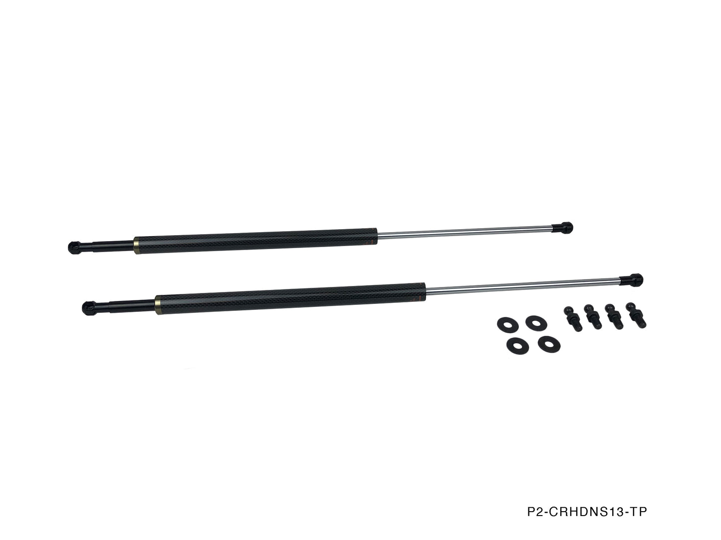 P2M Rear Hatchback Trunk Strut Lift Support Damper S13 240sx - Carbon