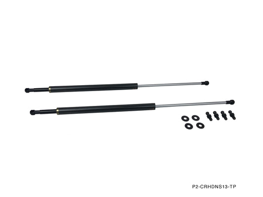 P2M Rear Hatchback Trunk Strut Lift Support Damper S13 240sx - Carbon
