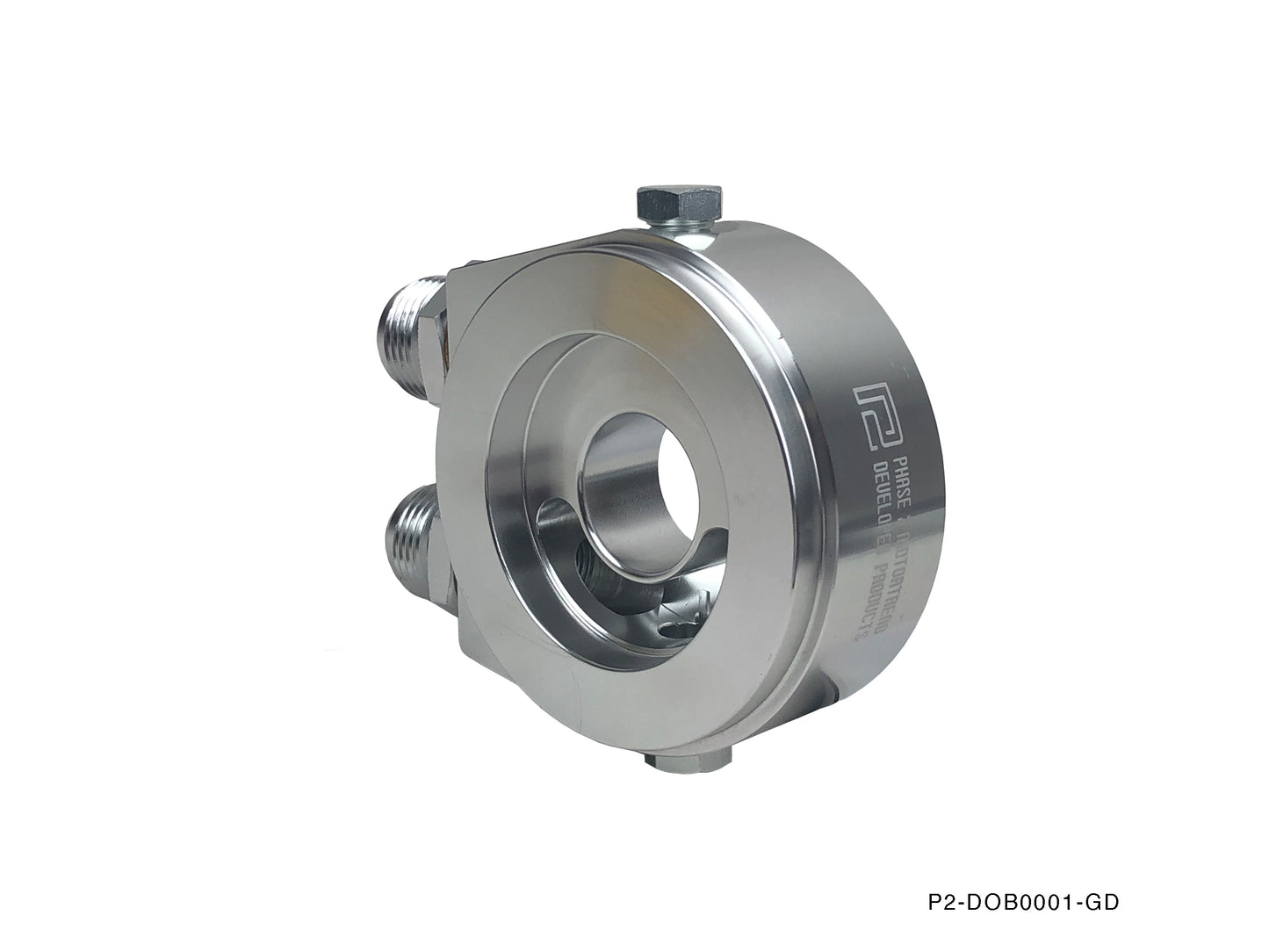 P2M Oil Filter Block Sandwich Adapter - M20X1.50 & 3/4-16UNF