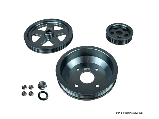 P2M Nissan S13 240sx KA24E SOHC Engine Pulley Kit