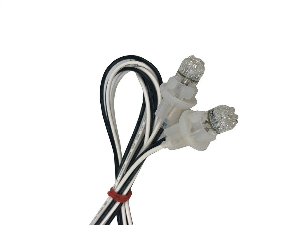 P2M 180sx Kouki Type-X Front Position Bumper Lights - Single Post - PAIR