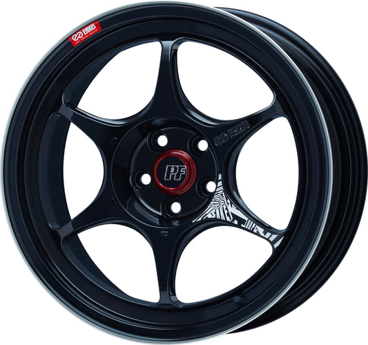 Enkei PF06 17x8.5 +30 5x114.3 - Black Wheel