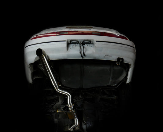 ISR Performance Series II - EP Single Tip Blast Pipe Exhaust - Resonated - 240sx S13