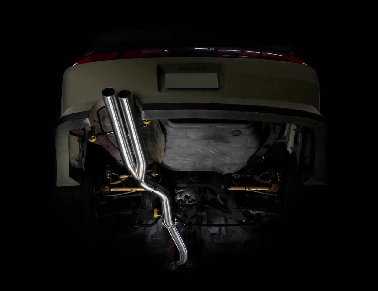 ISR Performance Series II - EP Dual Tip Blast Pipe Exhaust Kit - Non Resonated 240sx S14