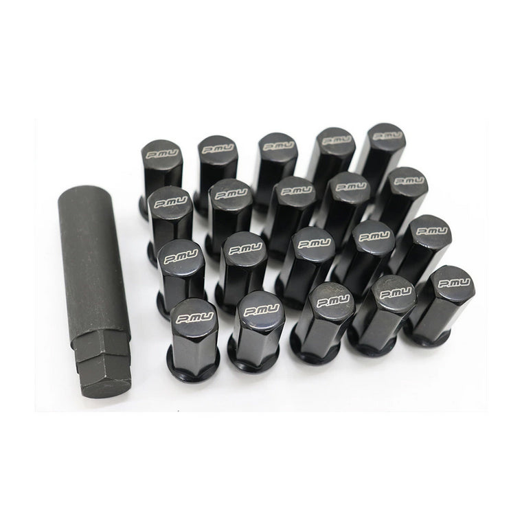 Project Mu Hyper Lug Nut M12 x 1.25 Nissan/Subaru/Infiniti - Black