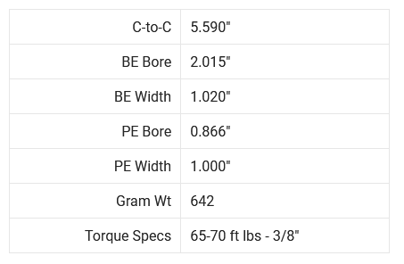 Brian Crower Connecting Rods - 2JZ GTE / 2JZ GE ProH625+ Connecting Rods w/ARP Custom Age 625+ Fastener