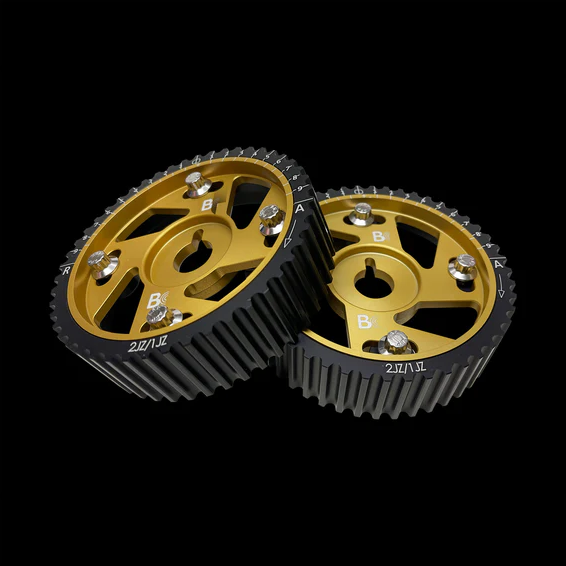 Brian Crower Toyota 2JZ GTE / 1JZ GTE Adjustable Cam Gears *No Center Bolt* (Pair)