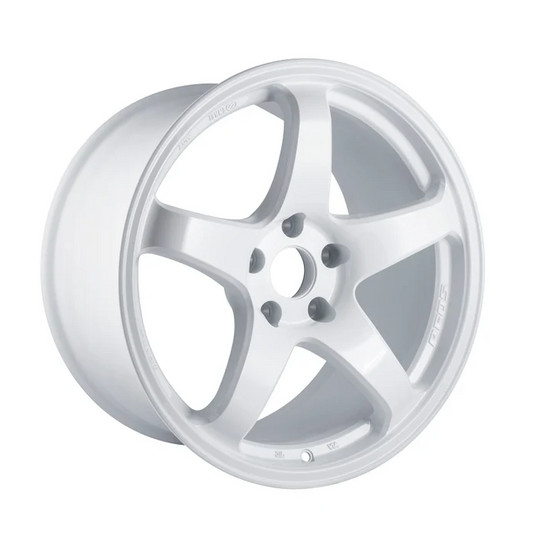 Enkei PF05 17x9 5x114.3 40mm Offset 75mm Bore White Wheel