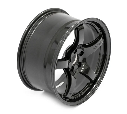 Gram Lights 57CR 19x9.5 +45 - 5x114.3 Glass Black Wheel