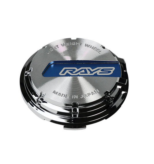 Gram Lights Rays WR Center Cap (Blue/Chrome) (57CR / 57DR)