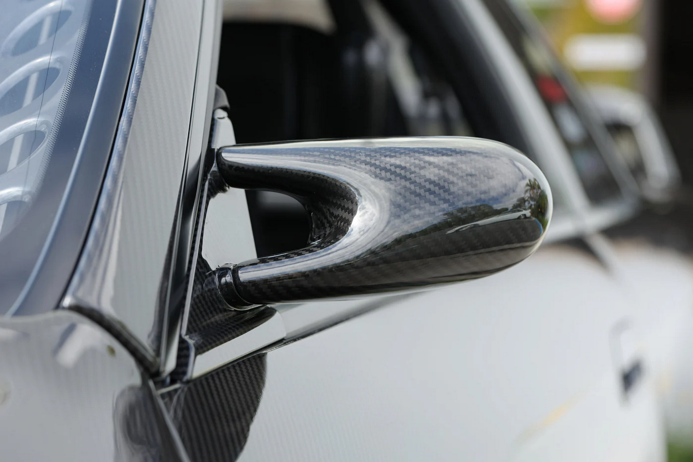 GReddy Garage Active Nissan Skyline GTR R33 Carbon Side Mirror Set