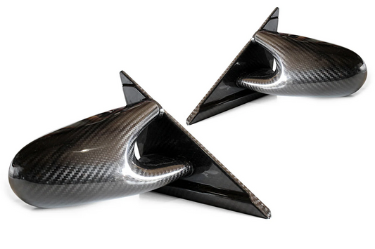 GReddy Garage Active Nissan Skyline GTR R33 Carbon Side Mirror Set