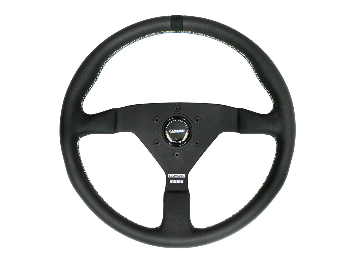GReddy x MOMO Montecarlo Steering Wheel 350mm Leather w/ Alcantara