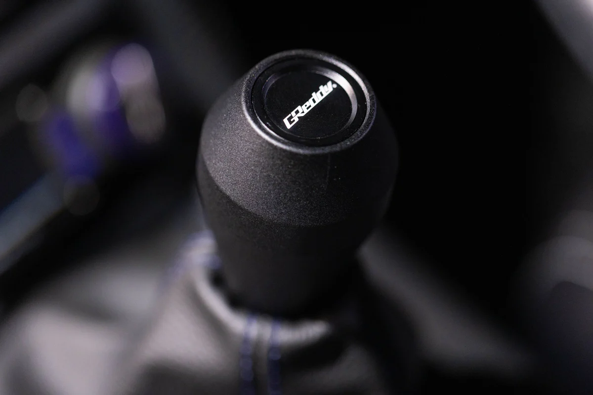 Greddy Trust Shift Knob A01 - High Type CNC Stainless - Black Out