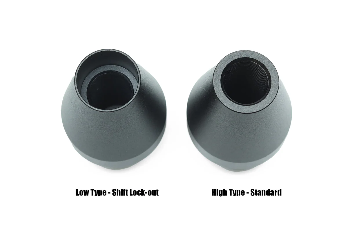 Greddy Trust Shift Knob A01 - High Type CNC Stainless - Black Out