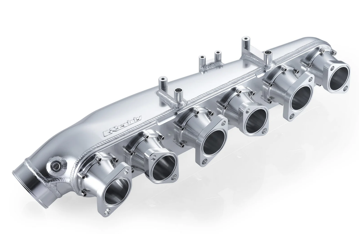 GReddy Intake Manifold Plenum Kit - RB26 R32 R33 R34 Throttle Surge Tank - Silver