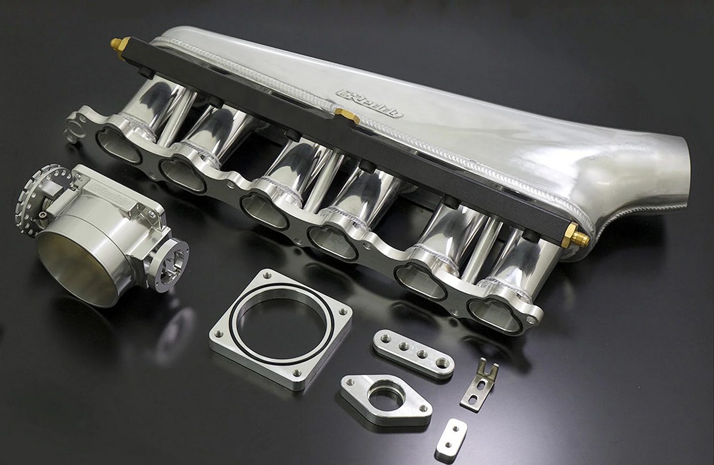GReddy Billet Air Intake Manifold with Throttle Body + Fuel Rail - 2JZ GTE