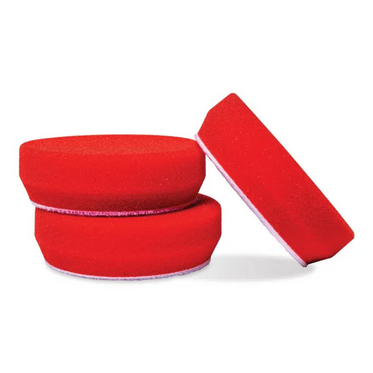 Griots Garage 3in Red Waxing Pads (Set of 3)