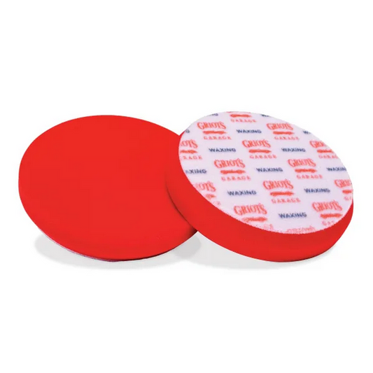 Griots Garage Red Foam Waxing Pad 6.5in (Set of 2)