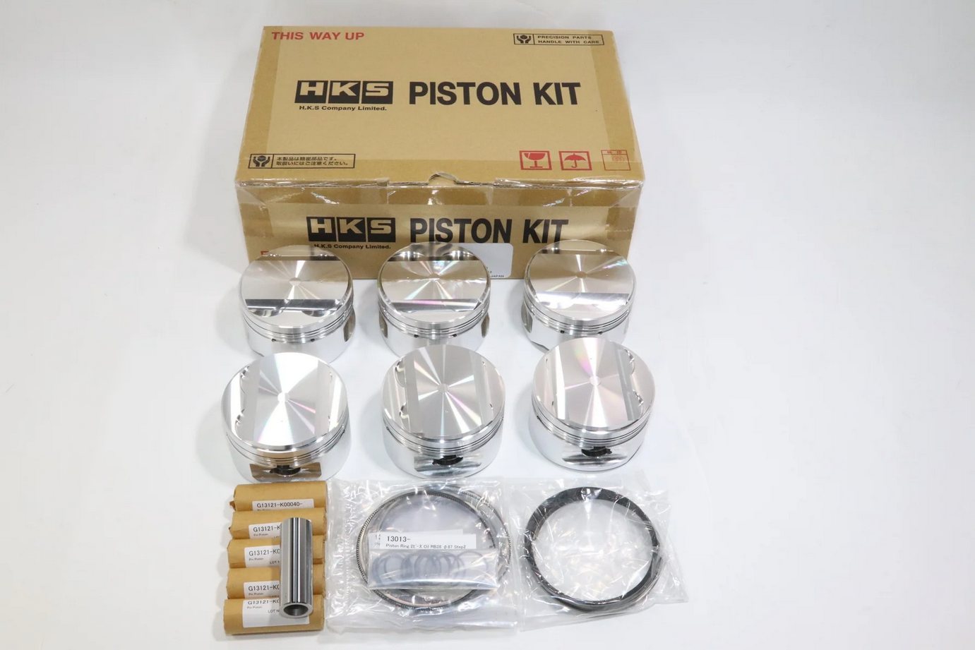 HKS 2JZ GTE 3.4L Nickel Plated Forged Piston Kit
