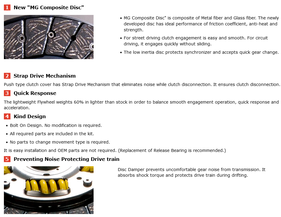 HKS Light Action LA Clutch - S15 SR20DET -  6-Speed