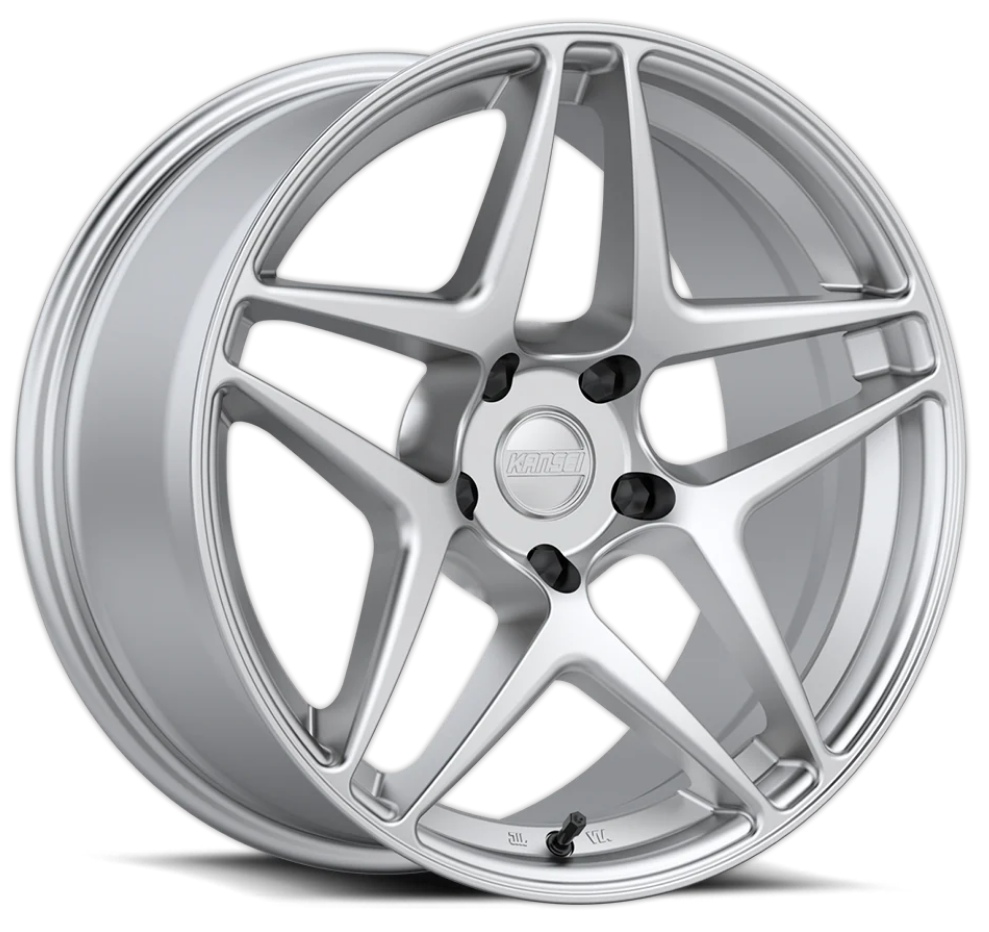 Kansei K15H Astro 19x8.5in / 5x114.3 BP / 35mm Offset / 73.1mm Bore - Hyper Silver Wheel