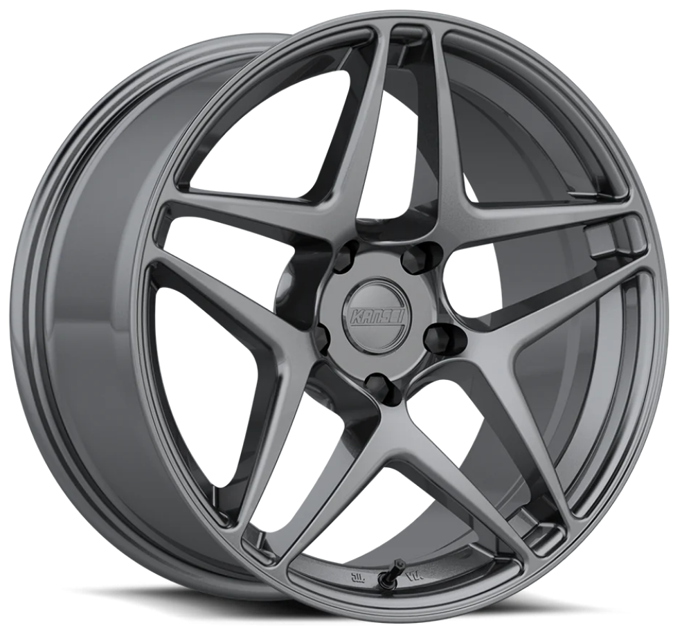 Kansei K15G Astro 18x8.5 / 5x114.3 BP / 35mm Offset / 73.1mm Bore - Gloss Gunmetal