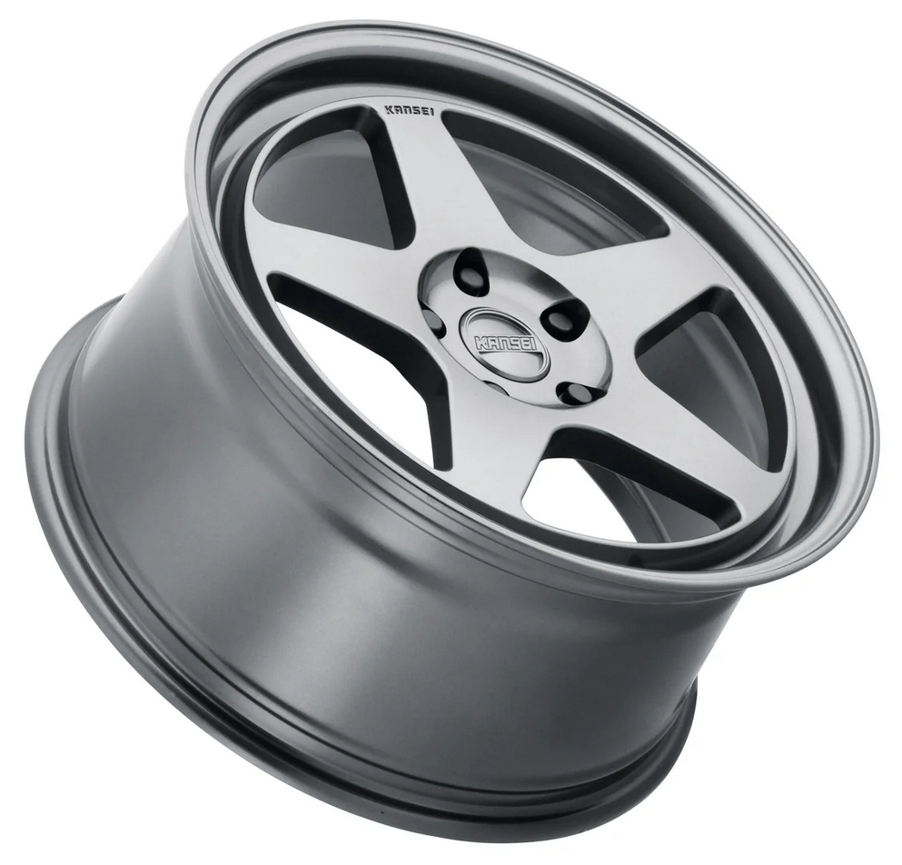 Kansei K12G Knp 18x8.5in / 5x114 BP / 35mm Offset / 73.1mm Bore - Gunmetal Wheel