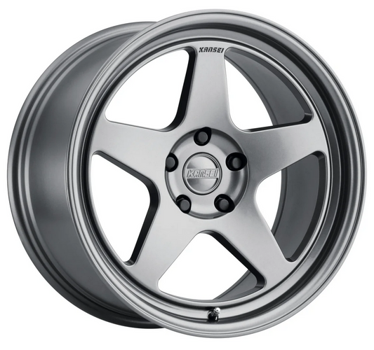 Kansei K12G Knp 17x9.5in / 5x114.3 BP / 12mm Offset / 73.1mm Bore - Gunmetal Wheel