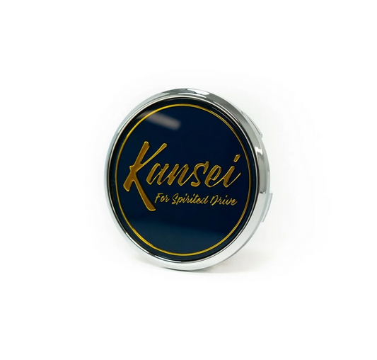 Kansei Special Edition Gold Gel Cap (Single) Center Cap - Blue