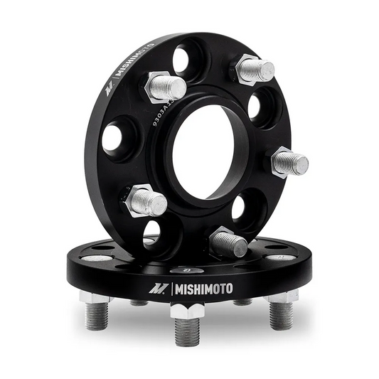 Mishimoto 15mm Wheel Spacers - 5x114.3 - 66.1 - M12 - Black