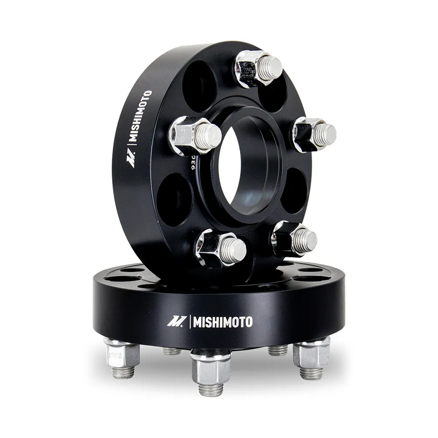 Mishimoto 30mm Wheel Spacers - 5x114.3 - 66.1 - M12 - Black